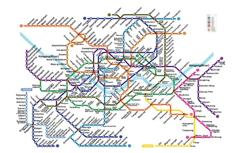 ソウルの地下鉄とバス ソウルの公共交通機関 Ivisitkorea