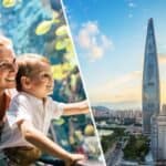 Lotte World Adventure + Aquarium + Seoul Sky Tickets