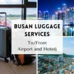 Busan Luggage Services (To/From Airport and Hotel)